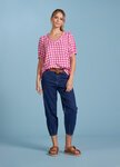 Madly Sweetly CHECKERS Top