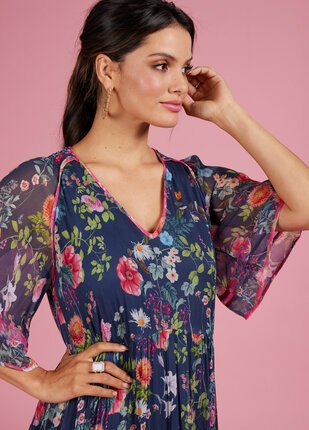 Loobie's Story FLEUR PRESSE Midi Dress-dresses-Diahann Boutique