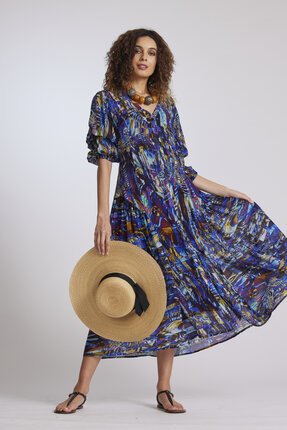 Paula Ryan BUTTON FRONT ARCH Dress-dresses-Diahann Boutique