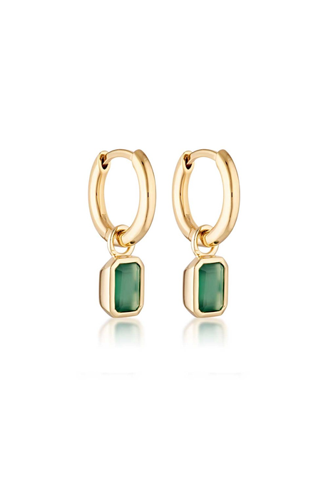 Linda Tahija Solar Huggie Earrings - Silver