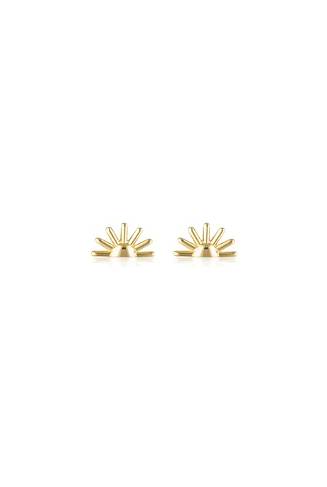 Linda Tahija Contour Stud Earrings - Rose Gold main image 0