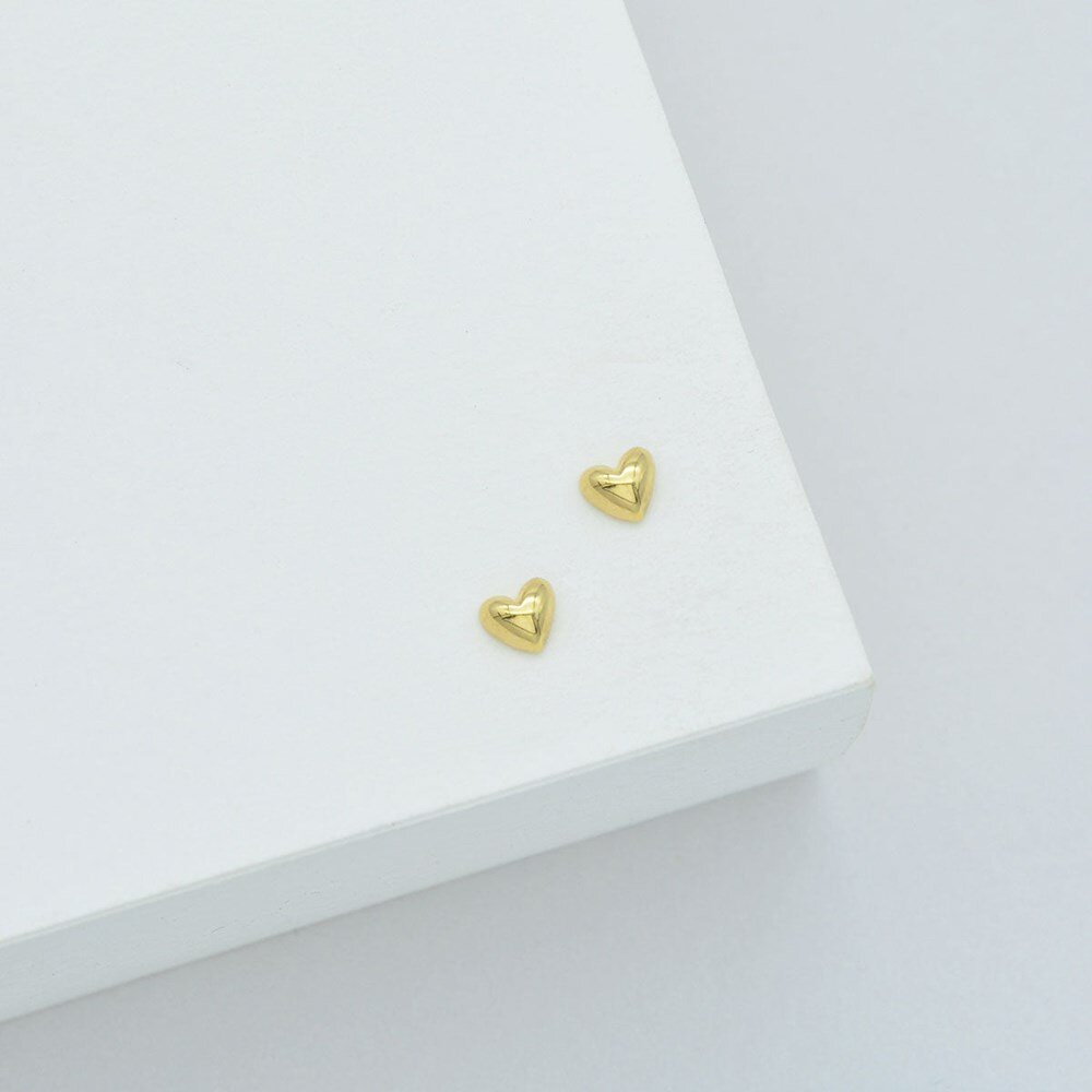Linda Tahija Contour Stud Earrings - Rose Gold