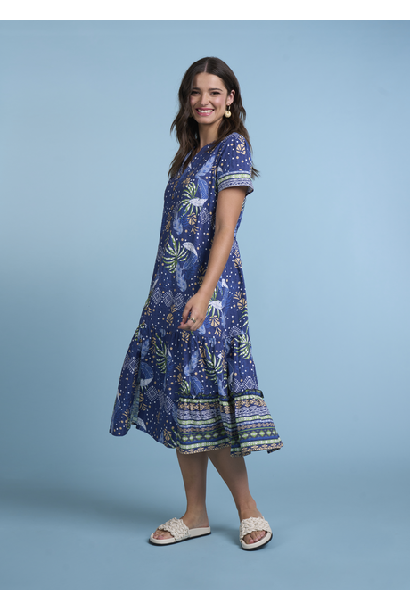 Madly Sweetly BLUE LAGOON MIDI Dress