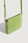 Yu Mei SCRUNCHIE VI Kiwi Suede Bag