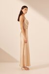 Shona Joy VALERIA SILK CONTRAST Cowl Neck Maxi Dress