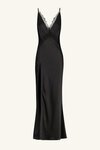 Shona Joy LETICIA SILK LACE SPLIT MAXI Dress