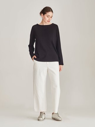 Sills KASKO ZIP Boatneck-jumpers-Diahann Boutique