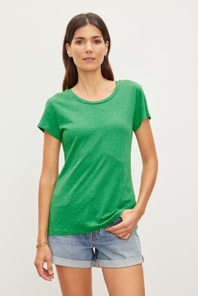 Velvet ODELIA Tee-tops-Diahann Boutique