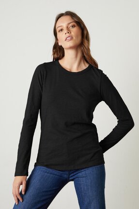 Velvet LIZZIE L/S Tee-tops-Diahann Boutique