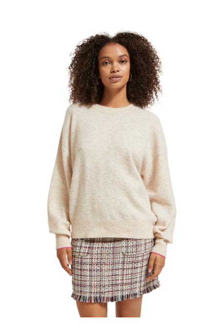 Scotch and Soda FUZZY CREWNECK Pullover