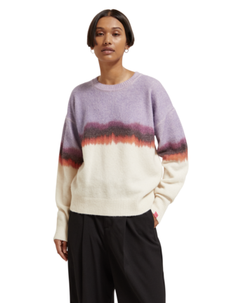 Scotch and Soda FUZZY COLOURBLOCK Pullover-jumpers-Diahann Boutique