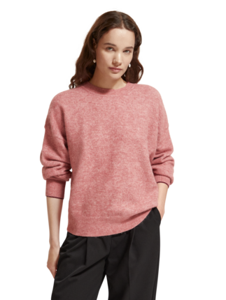 Scotch and Soda FUZZY CREWNECK Pullover-jumpers-Diahann Boutique