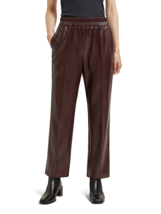 Scotch and Soda FAUX LEATHER Jogger-pants-Diahann Boutique