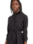 Scotch and Soda BEADED COLLAR MIDI Shirtdress