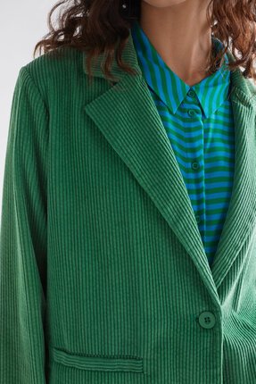 Elk Rhes Cord Blazer SEA GREEN-jackets-and-coats-Diahann Boutique
