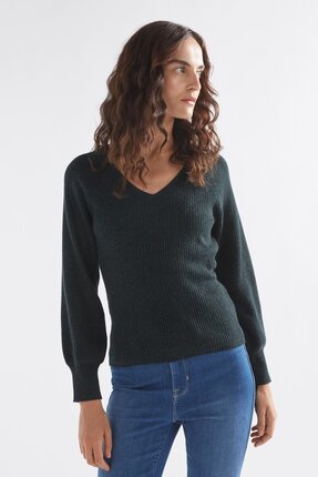 Elk LYSA Sweater BLACK PINE-jumpers-Diahann Boutique