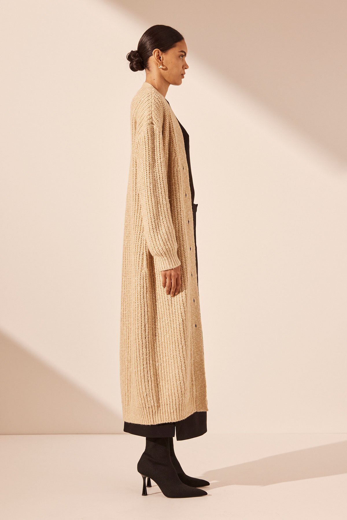 ivory cropped jacket to wear over dress Ivory Whimsical Printed Maxi Dress with Cropped Jacket main image 0