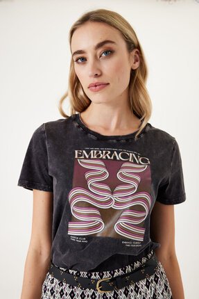 Garcia ANTRACITE T-Shirt-tops-Diahann Boutique