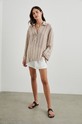 Rails BANKS PALO SANTO STRIPE Shirt-tops-Diahann Boutique