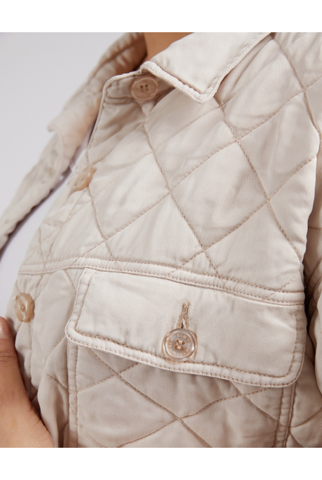Katie Quilted Shacket Plum main image 1