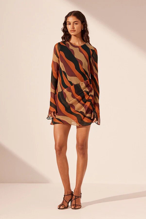 andmary Donna gather mini dress アンドマリー mdl_1_277120dc-37a8