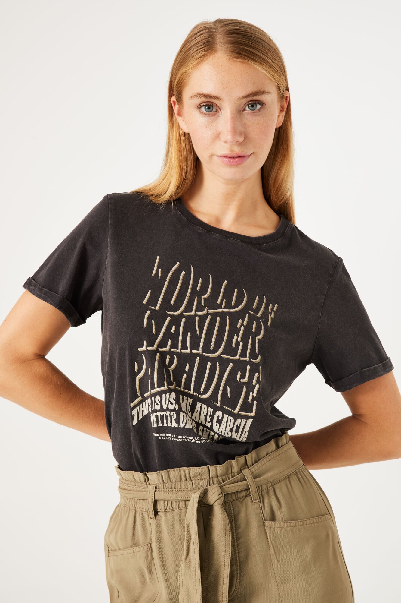 Garcia Love T-Shirt - Antracite