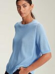 Carolines Sills STEPHAN OPEN KNIT Tee