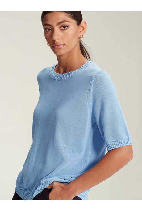 Carolines Sills STEPHAN OPEN KNIT Tee