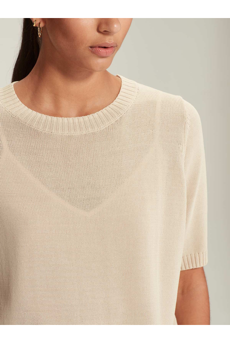 Caroline Sills STEPHEN OPEN KNIT Tee