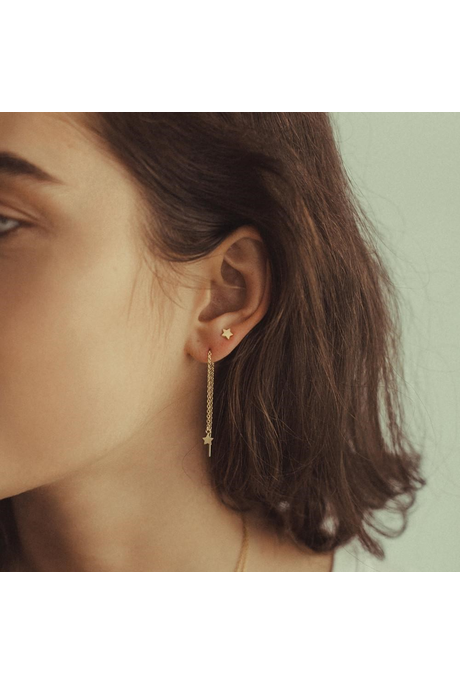 Linda Tahija Star Stud Earrings - Silver main image 1