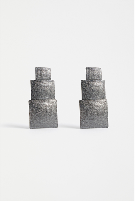 Earring Drop Runda Steel Blue - Elk Accessories main image 1