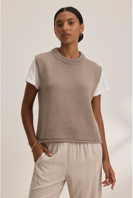 Velvet PAOLA COTTON CASHMERE Vest