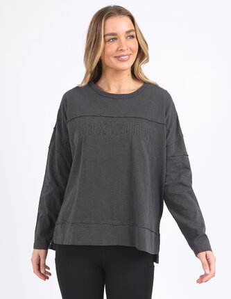 Foxwood THROW ON Tee-tops-Diahann Boutique