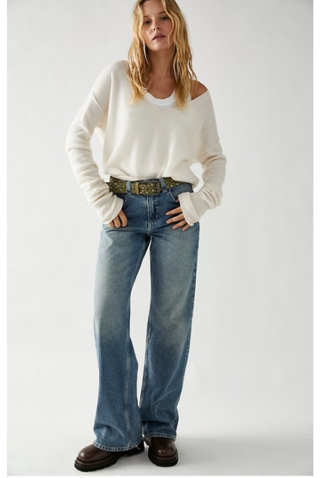 Free People TINSLEY BAGGY STRAIGHT Jeans