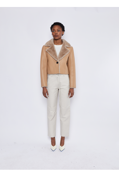 Dea FAUX FUR SHEARLING Crop