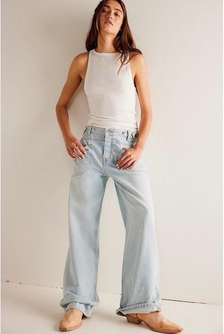 Free People PALMER CUFFED Jean