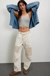 Free People MOXIE PULL ON BARREL Jean