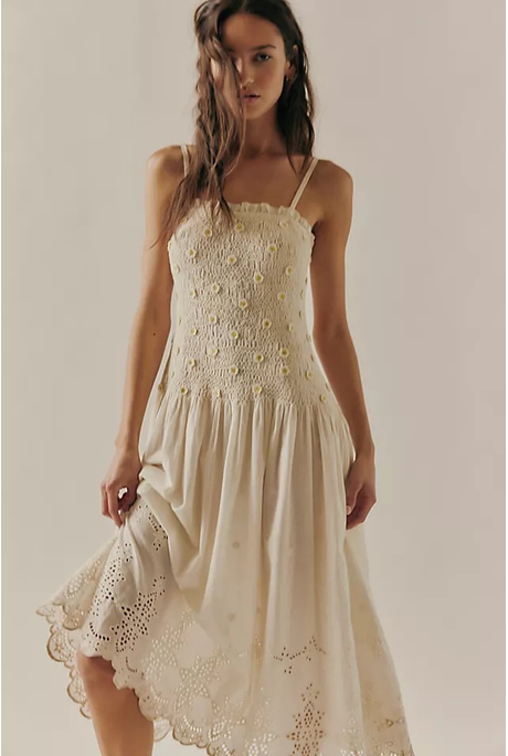 Free People DAPHNE MIDI Dress