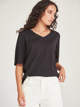 Sills VERA V KNIT Tee-tops-Diahann Boutique