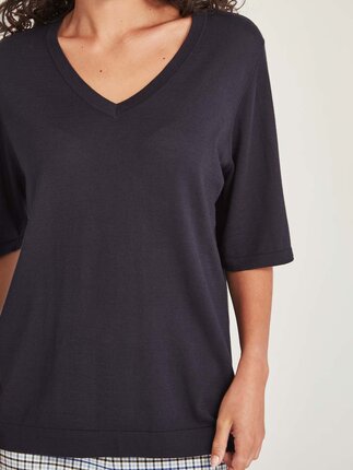 Sills VERA V KNIT Tee-tops-Diahann Boutique