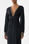 Camilla WAISTED DRAPED JERSEY Dress