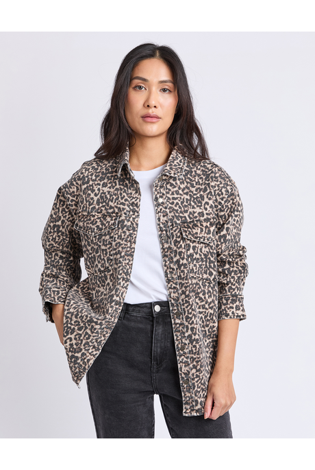 Foxwood LEOPARD DENIM Shirt