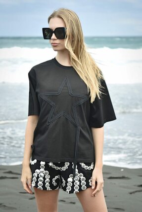 Cooper THE FINE PRINT T-Shirt -tops-Diahann Boutique