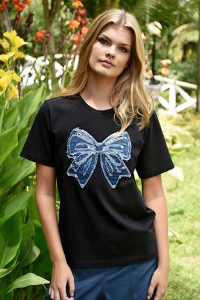 Coop SIMPLY BOWTIFUL T-Shirt-tops-Diahann Boutique