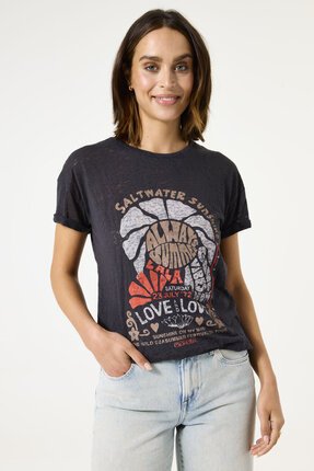 Garcia SALTWATER SUNSHINE Tee-tops-Diahann Boutique