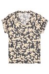 Garcia LADIES V NECK PRINT Tee