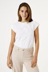 Garcia LADIES FLORAL EMBOSSED Tee