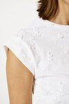 Garcia LADIES FLORAL EMBOSSED Tee