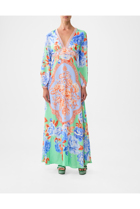 Camilla PRINTED LANTERN SLEEVE Dress