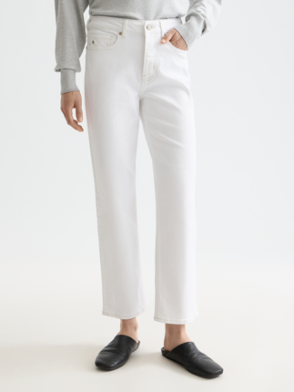 Scotch and Soda SKY  High Rise Straight Fit Jean-jeans-Diahann Boutique